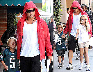 Photos of Ryan Phillippe, Deacon and Ava Phillippe in LA, Rumor He's Starring in MacGruber Movie