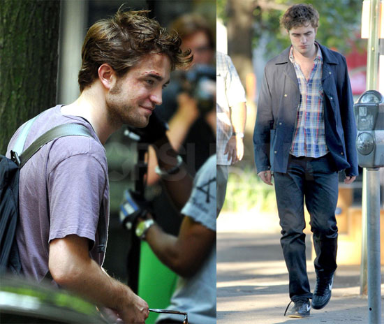 Photos of Robert Pattinson on Set Photos of Robert Pattinson on Set