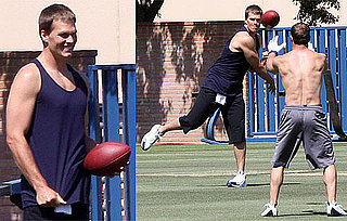 Photos of Tom Brady Training, Rumors Gisele Shopped For Baby Girl Clothes