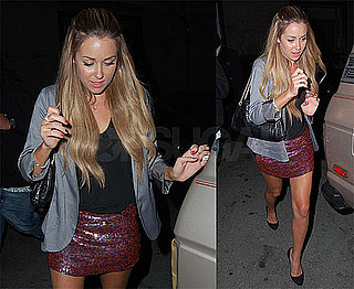 Photos of Lauren Conrad With Red, White, and Blue Nails in LA