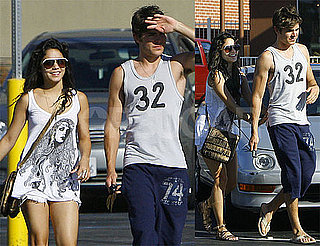 Photos of Zac Efron and Vanessa Hudgens at Panera in LA