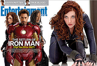 Photos of Entertainment Weekly's Iron Man 2 Cover with Scarlett Johansson as Black Widow