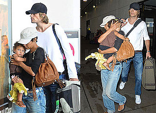 Photos of Halle Berry and Gabriel Aubry With Nahla at LAX