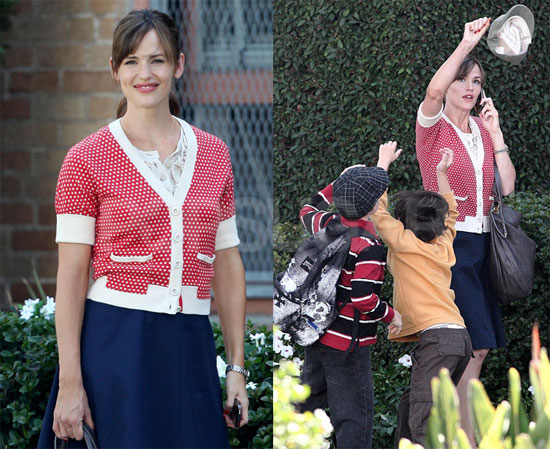 Photos of Jennifer Garner on Set Photos of Jennifer Garner on Set
