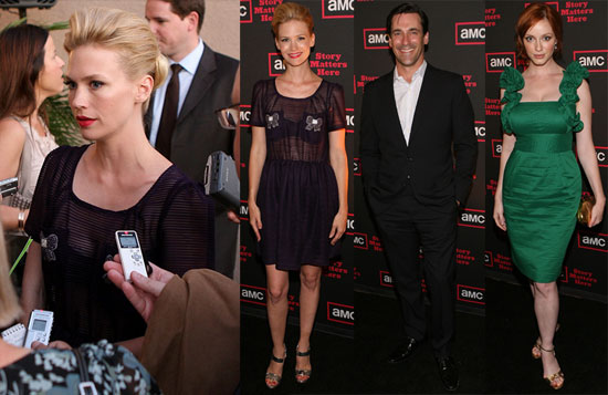 Photos of the Mad Men Cast at a TCA AMC Coctail Reception in LA