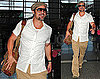 Photos of Brad Pitt at LAX