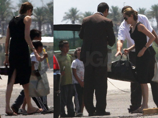 Photos of Angelina and the Kids