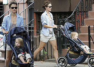 Photos of Keri Russell Walking in Brooklyn With Son Rivery Deary