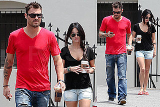 Photos of Megan Fox, Brian Austin Green Getting Coffee in LA