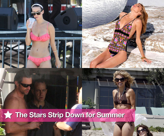 Bikini and Shirtless Photos of Celebrities at the Beach
