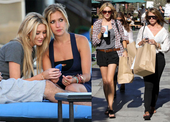 Photos of The Hills Girls Filiming in Malibu Photos of The Hills Girls Filiming in Malibu
