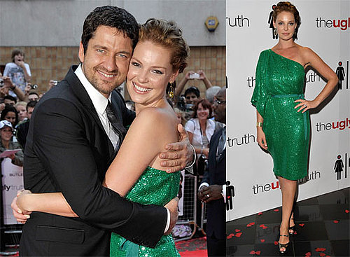 Photos of Katherine Heigl and Gerard Butler at The Ugly Truth Premiere in London, Video of Gerard on GMTV