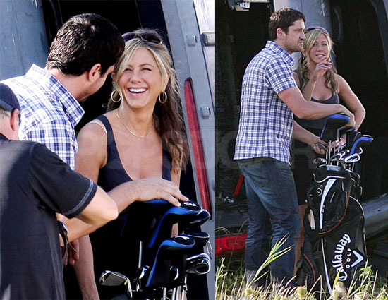 Photos of Jennifer Aniston on Set Photos of Jennifer Aniston on Set
