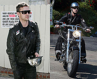 Photos of Justin Timberlake After Lunch With Bryan Singer, Sparking Rumors He Could Work on Battlestar Galactica Movie