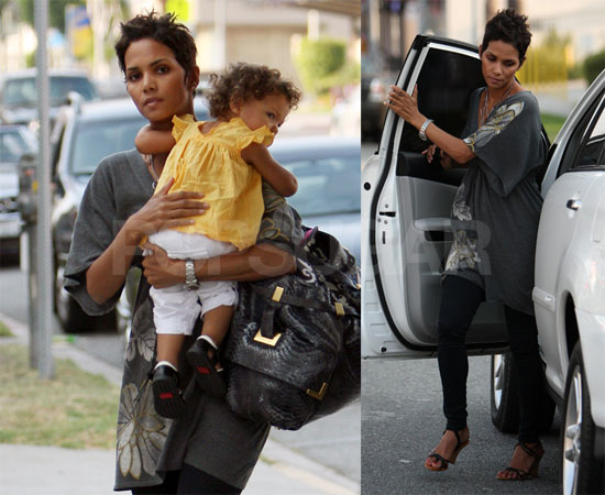 Photos of Halle Berry and Nahla in LA 