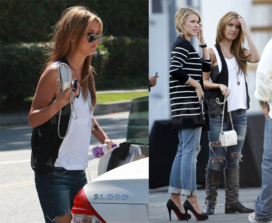 Photos of Audrina Patridge and Lo Bosworth Filming The Hills