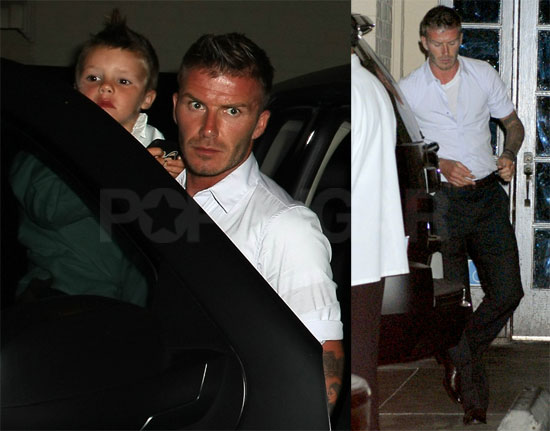 Photos of the Beckhams in LA Photos of the Beckhams in LA