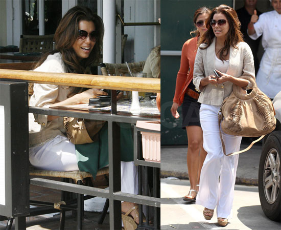 Photos of Eva Longoria Having Lunch With Friends