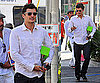Photos of Orlando Bloom at a Market 