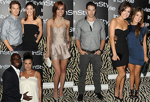 Photos of Ashlee Simpson, Kellan Lutz, Jessica Stroup, Shenae Grimes, Michael C. Hall, Taye Diggs at InStyle Party