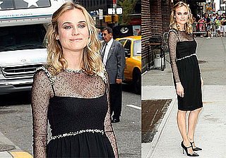 Photos of Diane Kruger on The Late Show, Quentin Tarantino Talks Prequel and Brad Pitt Wants to Join