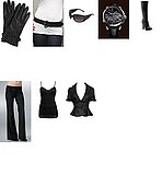 dress in black and be a spy just like charlie's angels