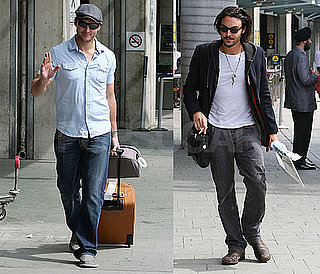 Photos of Peter Facinelli and Jack Huston Arriving In Vancouver To Film Eclipse
