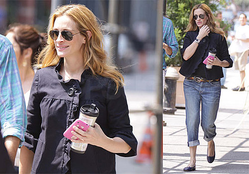 Photos of Julia Roberts and Viola Davis Filming Eat, Pray, Love