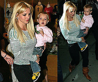 Photos of Britney Spears and The Boys going to See Shrek in NYC