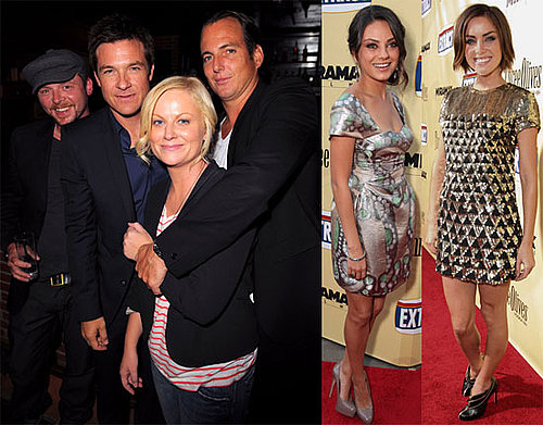 Photos of Jason Bateman, Amy Poehler, Mila Kunis, Simon Pegg, Will Arnett, and Jessica Stroup at the LA Extract Premiere