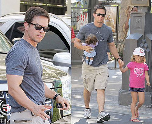 Photos of Mark Wahlberg And His Daughter At American Girl Place in LA
