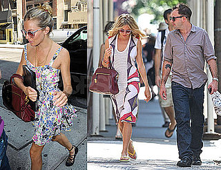 Photos of Sienna Miller and Jonny Lee Miller in NYC After Miss Julie Rehearsal