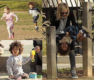Photos of Heidi Klum, Leni Klum, Johan Samuel, Henry Samuel in LA