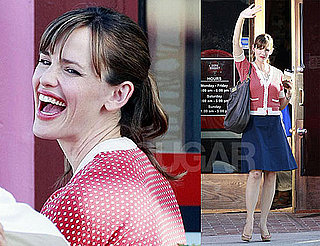 Photos of Jennifer Garner Filming Valentine's Day in LA