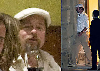 Photos of Brad Pitt in Spain Without His Family