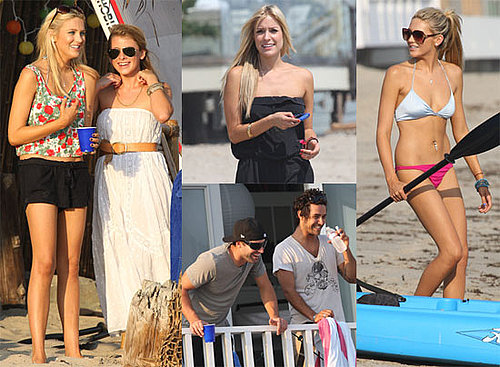 Photos of Kristin Cavallari, Brody Jenner, Lo Bosworth, and Stephanie Pratt Filming the Hills in Malibu