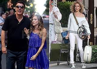 Photos of Sarah Jessica Parker And Chris Noth Working on Sex And The City 2 in NYC