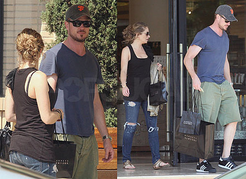 Photos of Pregnant Rebecca Gayheart and Eric Dane Shopping