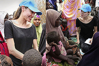 Photos of Angelina Jolie in Kenya at Somalia Refugee Camp