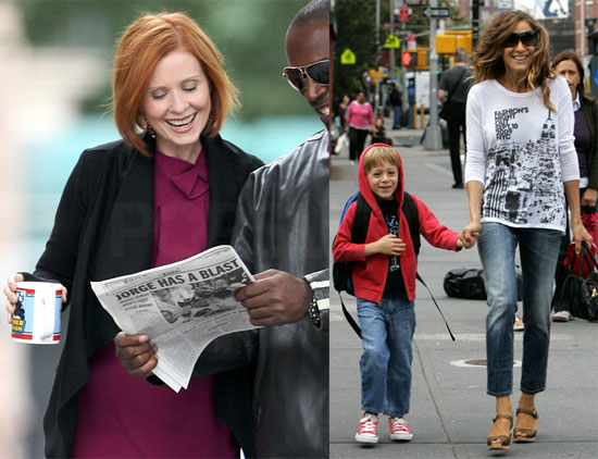 Photos of Sarah Jessica Parker and Cynthia Nixon in NYC Photos of Sarah Jessica Parker and Cynthia Nixon in NYC