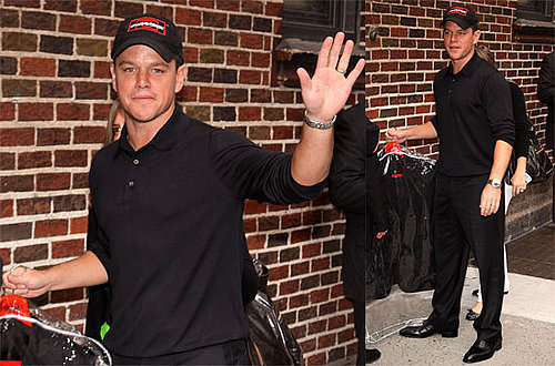 Photos and Video of Matt Damon on The Late Show 2009-09-11 10:00:15