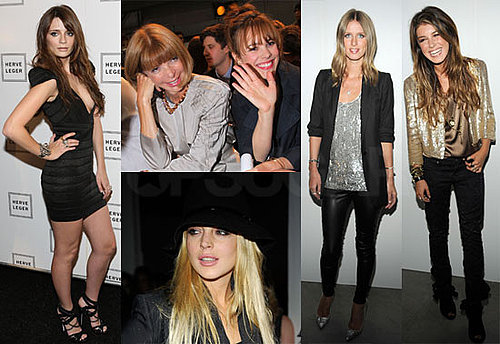 Photos of Lindsay Lohan, Mischa Barton, Leighton Meester, Rachel McAdams, and More Celebrities at New York Fashion Week