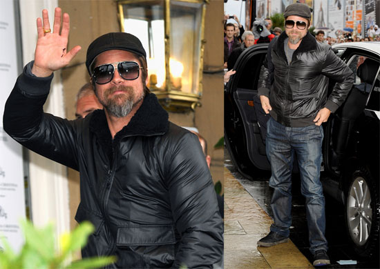 Photos of Brad Pitt at San Sebastian