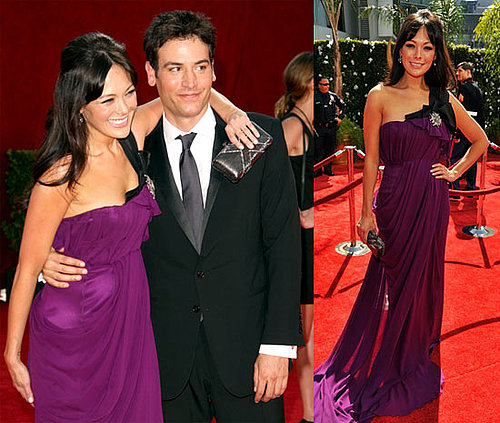 Photos of Lindsay Price and Josh Radnor at 2009 Primetime Emmys