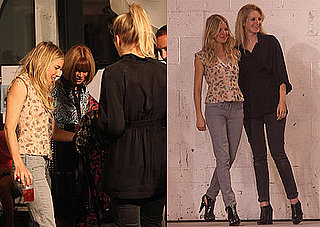 Photos of Alexa Chung, Agyness Deyn, Donatella Versace, Anna Wintour, Sienna Miller, Savannah Miller, Natalia Vodianova at LFW