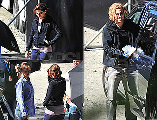 Photos of Injured Jackson Rathbone, Elizabeth Reaser, Nikki Reed On the Set of Eclipse