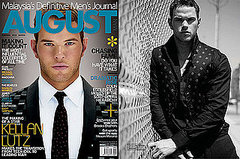 Photos of Twilight's Kellan Lutz in Malaysia's August Men's Magazine