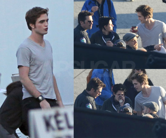 Photos of Robert Pattinson and Kristen Stewart Filming Eclipse Photos of Robert Pattinson and Kristen Stewart Filming Eclipse