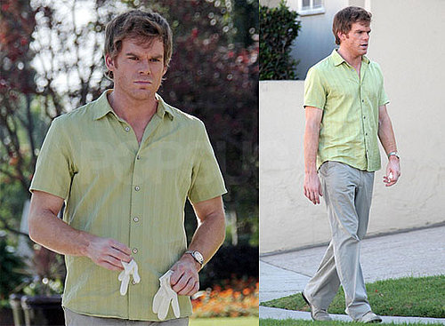 Photos of Michael C. Hall Filming Dexter in LA