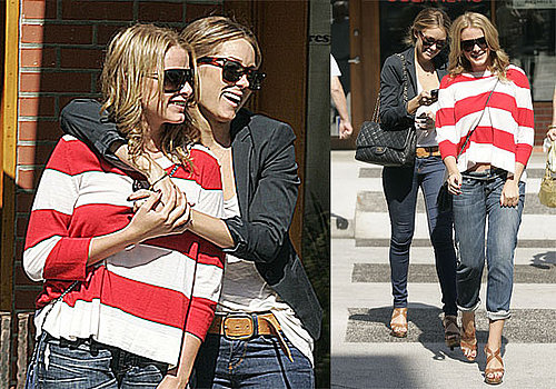 Photos of Lauren Conrad, Lo Bosworth Wearing Matching Shoes in LA